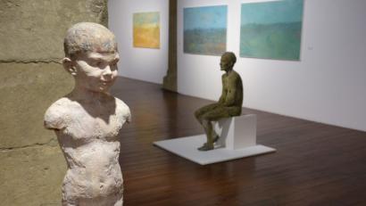 Bild: Susanne Wolke
Birgit Eiglsperger ist Inhaberin des Lehrstuhls für Bildende Kunst und Ästhetische Erziehung an der Universität Regensburg. Im „Leeren Beutel“ präsentiert sie sich nun als reine Künstlerin.