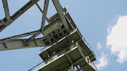 Bild: Andreas Royer
Stimmen gegen Lichtverschmutzung betreffen auch den Förderturm am St.-Anna-Schacht.