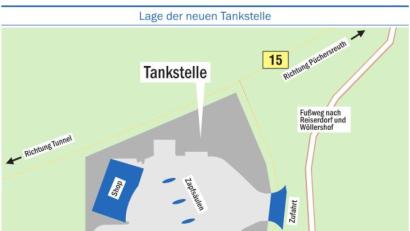 Bild: exb
An der Kreuzung unterhalb des DJK-Sportplatzes in Neustadt soll eine Tankstelle gebaut werden. Eigentlich sollte das Projekt schon 2018 fertig werden. Jetzt hofft die Stadt, wenigstens in der nächste Sitzung die Bauleitplanung zu erledigen.