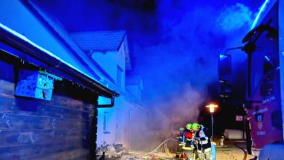 Bild: Alexander Auer
In Bad Abbach hat es im Keller einer Doppelhaushälfte gebrannt.
