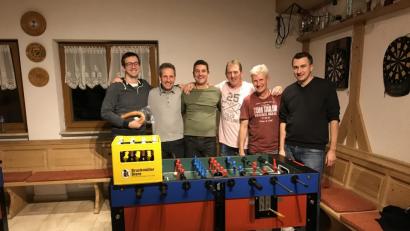 Bild: exb
Die stolzen Sieger des Kickerturniers in Weigendorf.