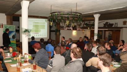 Bild: njn
Gut gefüllt war die Zoiglstub´n zum Rechersimer bei der Winterinformationsveranstaltung der Raiffeisen-Markt Waren GmbH