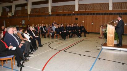 Bild: wro
Bürgermeister Wolfgang Braun bekräftigt in seiner Neujahrsansprache das Bestreben, den Markt Fuchsmühl voranzubringen.