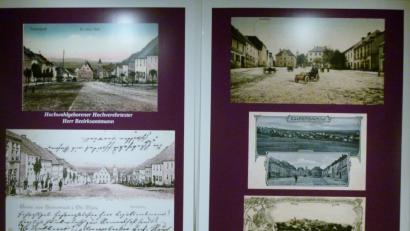 Bild: rn
Morgen, Donnerstag, ist Eröffnung: Mit Bildern, Postkarten und anderen Dokumenten bietet der Heimatverein in seiner neuen Ausstellung einen Einblick in die Geschichte der Kommunen im Altlandkreis Eschenbach. Der „Hochwohlgeborene Hochverehrteste Herr Bezirkshauptmann“ sowie die Krieger und Veteranen beispielsweise sind auf diesen Schaubildern vereint.