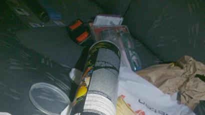 Bild: Zollfahndungsamt München
Die präparierte Chips-Dose mit dem geschmuggelten Crystal