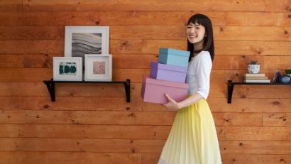 Bild: Netflix
Die Aufräum-Fee Marie Kondo in ihrer Netflix-Serie "Aufräumen mit Marie Kondo".