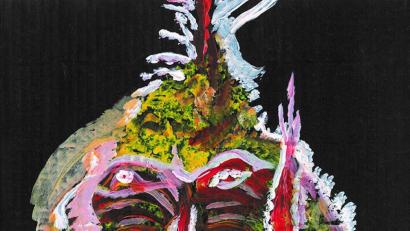 Bild: Maul, Ulrike
„Der verwundete Schamane“ von Johannes Frank ist auch bei der Ausstellung „Gratwanderung“ im ACC zu sehen.