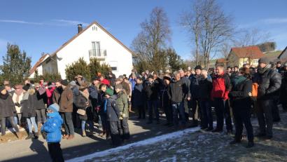 Bild: eig
Die Zuhörer stammen aus dem ganzen Landkreis, die meisten davon jedoch aus Orten, durch die die Trasse führen soll.