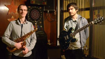 Bild: Kunz
"Bergler-Rom"-Duo spielte Improvisationen.