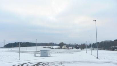 Bild: lep
Noch stehen hier keine Firmengebäude. Es gibt aber schon Anfragen zu den Parzellen im neuen Kirchenthumbacher Gewerbegebiet.