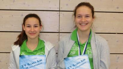 Bild: exb
Antonia Heigl (links) wurde Fünfte, Lea Wittmann belegte beim Qualifikationsturnier den zweiten Platz.