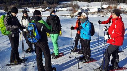 Bild: R. Kreuzer
Die Weidener Teilnehmer beim Schneeschuhwandertag des BVS Bezirk Oberpfalz.