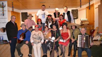 Bild: hcz
Viele hübsche Masken sah man beim "Ramba Zamba"- Musikantentreffen der "Nordoberpfälzer Musikfreunde.