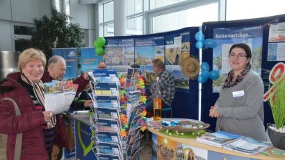 Bild: Kunz
Großes Interesse fand am Samstag die Leserreisen-Messe im Verlagsgebäude.