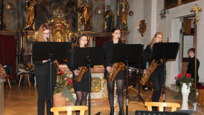 Bild: ral
Voll bei der Sache: Die Saxofonistinnen sind eine Klasse für sich.