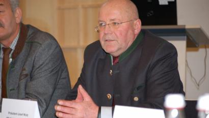 Bild: gib
Der Oberpfälzer Bauernverbands-Präsident Josef Wutz.