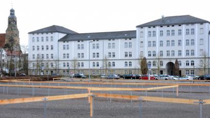 Bild: Stephan Huber
Der neue Parkplatz an der OTH.