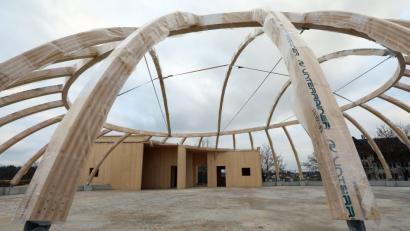 Bild: Wolfgang Steinbacher
Die neue Ringer-Halle am Bergsteig ist ein Vorzeigeobjekt der Stadtbau GmbH. Deren Jahresbilanz fällt für 2018 wieder sehr solide aus.