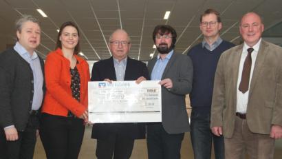 Bild: exb
Hermann Heinrich, Stefanie Heinrich, Bernhard Steghöfer, Robert Weiß,
Andreas Sagstetter, Schulleiter Georg Hecht