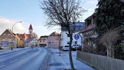 Bild: e
Für Radler problematisch ist der Bereich vor der Apotheke in Schnaittenbach.