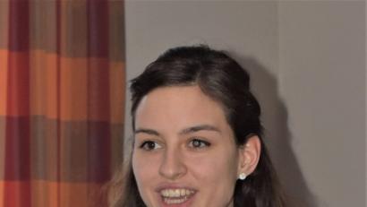 Bild: rgr
Laura Maurer spricht beim Frauenbund über ihren Weg zur Gemeindereferentin