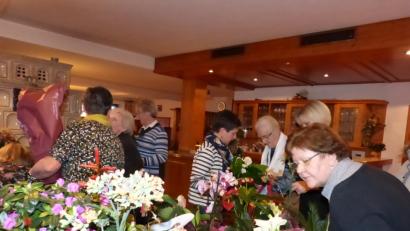 Bild: fm
Niemand verließ die Blumentombola mit leeren Händen.