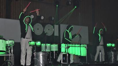 Bild: rgr
Die DRUMSTARS in Aktion in der Grafenwöhrer Stadthalle.