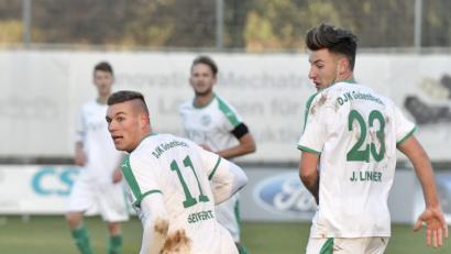 Archivbild: Hubert Ziegler
Der Gebenbacher Marco Seifert (Nr. 11) traf in der 6. Minute, der Schiedsrichter gab das Tor wegen einer Abseitsstellung aber nicht.