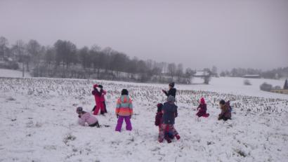 Bild: exb
Die "Gartenkrähen" haben auch im Winter Spaß bei ihren Treffen.