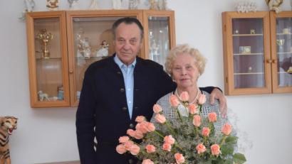 Bild: fz
Wanda und Alexander Engel feiern diamantene Hochzeit.