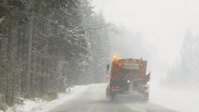 Bild: Petra Hartl
Viel Arbeit hatten am Wochenende die Räum- und Streufahrzeuge.