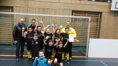 Bild: exb
Der FC Amberg gewann das Turnier der E-Junioren.