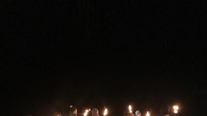 Bild: do
Lichtmess-Wanderung in Haselbrunn.