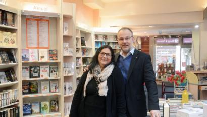 Bild: Gabi Schönberger
Alexandra und Martin Stangl kooperieren ab 1. April mit der Thalia Bücher GmbH.