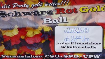 Bild: fsb
Die Party geht weiter: Die drei Parteien im Etzenrichter Gemeinderat bitten am Samstag, 2. März, zum Ball.