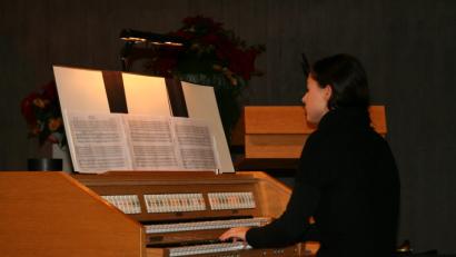 Bild: fpoz
Dorothea Weser überzeugte beim Konzert im Januar an der Orgel.