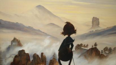 Repro: Andrea Herdegen
War „Der Wanderer über dem Nebelmeer“, den Caspar David Friedrich um 1818 in Öl auf Leinwand verewigte, in Wahrheit eine Ente? Bei der „Duckomenta“ in Schwarzenbach an der Saale jedenfalls wird das Gemälde, das zum Symbolbild der deutschen Romantik wurde, in dieser bislang unbekannten Version ausgestellt.