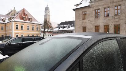 Bild: Petra Hartl
Glatteis in Amberg