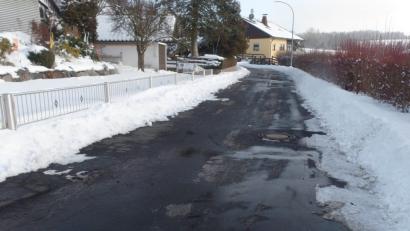 Bild: br
Bei der Kanalerneuerung in der Ringstraße West (unser Bild) und Ringstraße Süd ist eine punktuelle Sanierung mit Robotertechnik ins Auge gefasst.