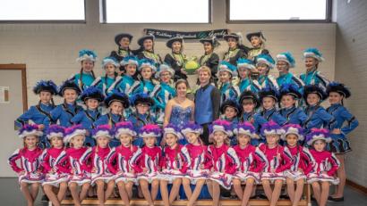 Bild: jml
„Heiß, heißer, Kohlberger Faschingsgarden“ Am Samstag startet mit dem Sportlerball der Kohlberger Fasching. Prinzessin Susanne Kurz regiert mit Prinz Michael Scheuerer das närrische Volk.