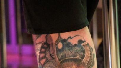 Bild: Dagmar Williamson
Bein mit Bild: Die "Tattoo Expo Weiden" macht es möglich.