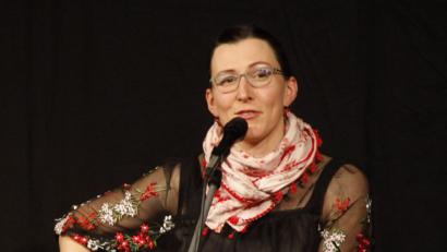 Bild: Hirsch
Martina Schwarzmann gastierte mit ihrem sechsten Soloprogramm in der ausverkauften Oberpfalzhalle.