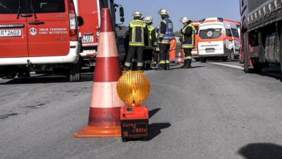 Bild: rw
Verkehrsunfall A 93 Mitterteich