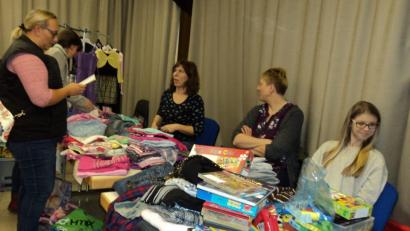 Bild: ksi
Eine große Auswahl gab es beim Frühjahrsbasar.