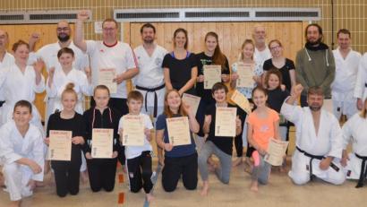 Bild: dob
Über das große Interesse des Nachwuchses freuen sich vor allem die Verantwortlichen der Karate-Abteilung.