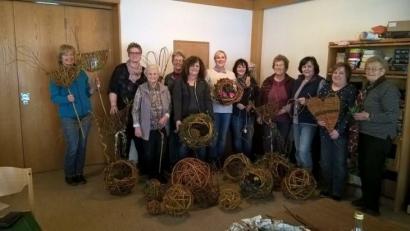 Bild: exb
Weidengeflechte basteln.