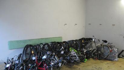 Bild: Bundespolizei Waidhaus
Die 19 gestohlenen Fahrräder haben einen Wert von rund 6000 Euro.