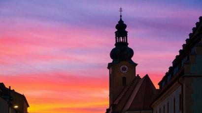 Bild: Thomas Maier
Sonnenuntergang in Hirschau.