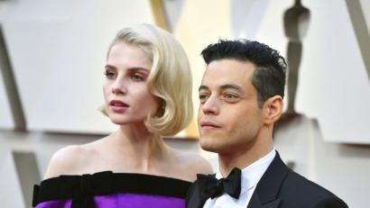 Bild: Jordan Strauss
Rami Malek kommt mit seiner Freundin Lucy Boynton zur Oscar-Verleihung. Foto: Jordan Strauss/Invision/AP