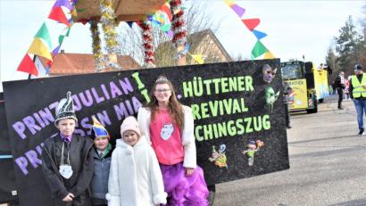 Bild: rgr
Faschingszug in Hütten